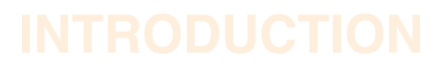 INTRODUCTION